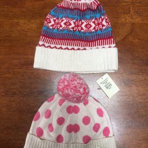NEW abercrombie & fitch Kids Girls Beanies Hats ( 2 ) One Size